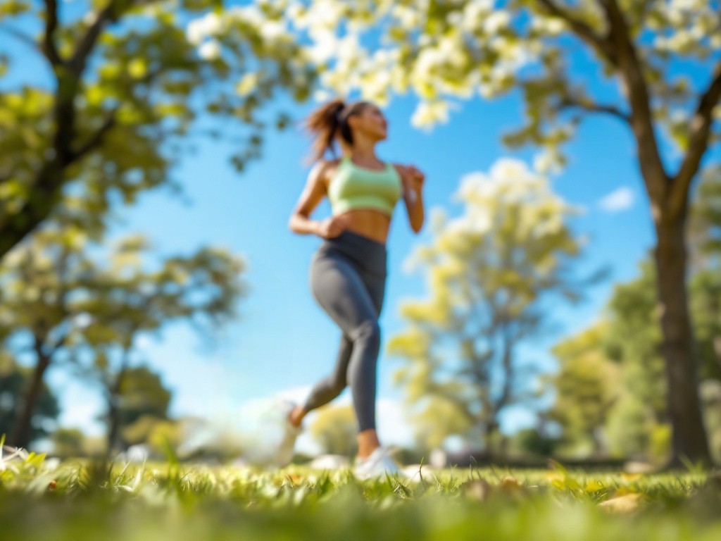 BeYouTea woman running