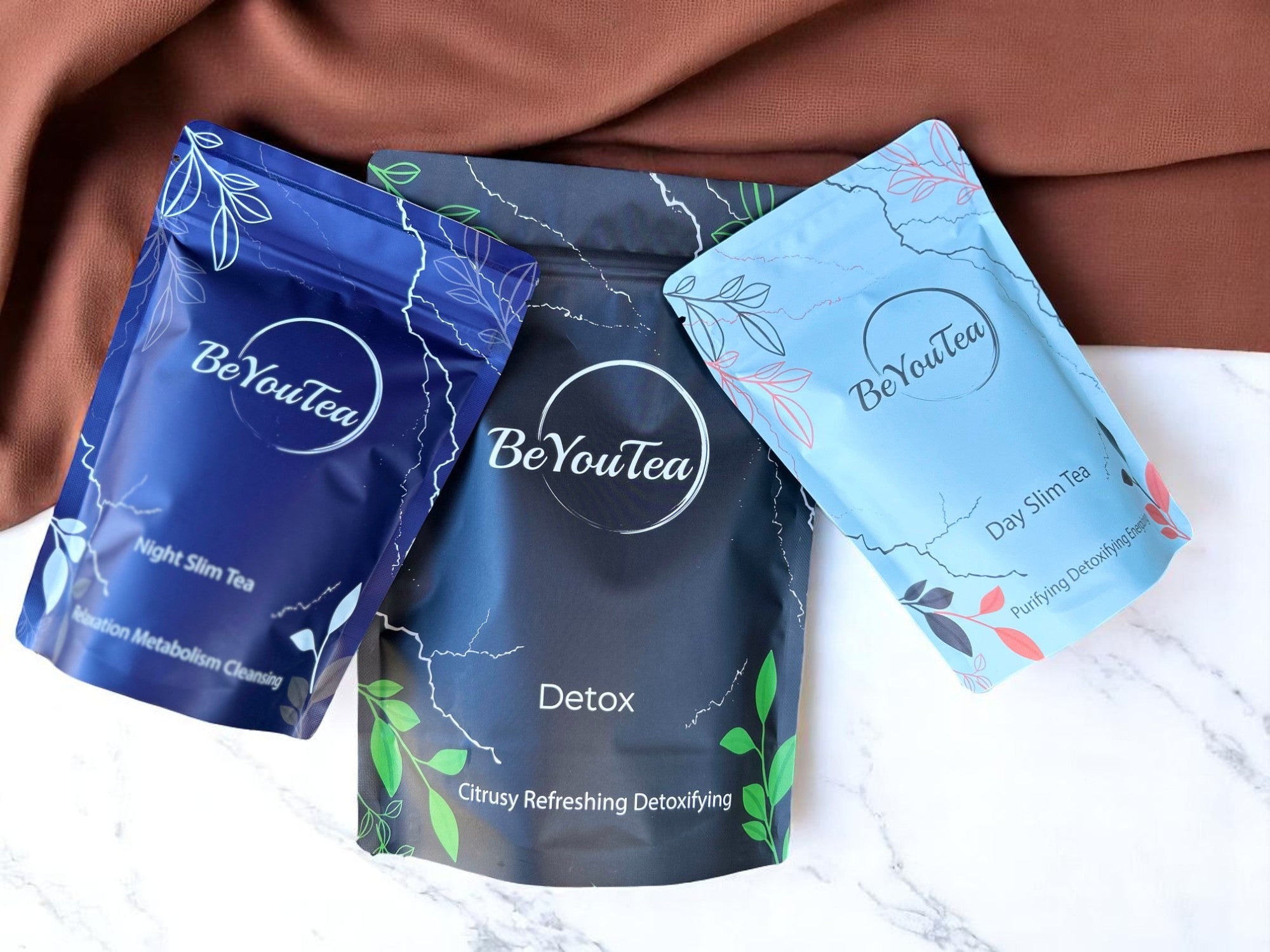 BeYouTea Detox Tea, Day Slim Tea and Night Slim Tea
